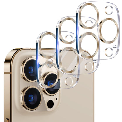 UniqueMe Compatible for 3 Pack iPhone 17 Pro Camera Lens Protector - [Drop Protection] 9H Tempered Glass Camera Cover Screen [Update New Version]【Not for 17 Pro Max】