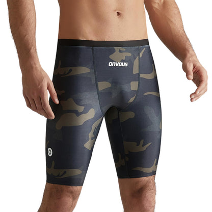 Onvous Swim Jammers for Men | Men's Athletic Swimwear Jammer | Mens Jammer for Swimming | Mens Swim Jammers Size 28-38