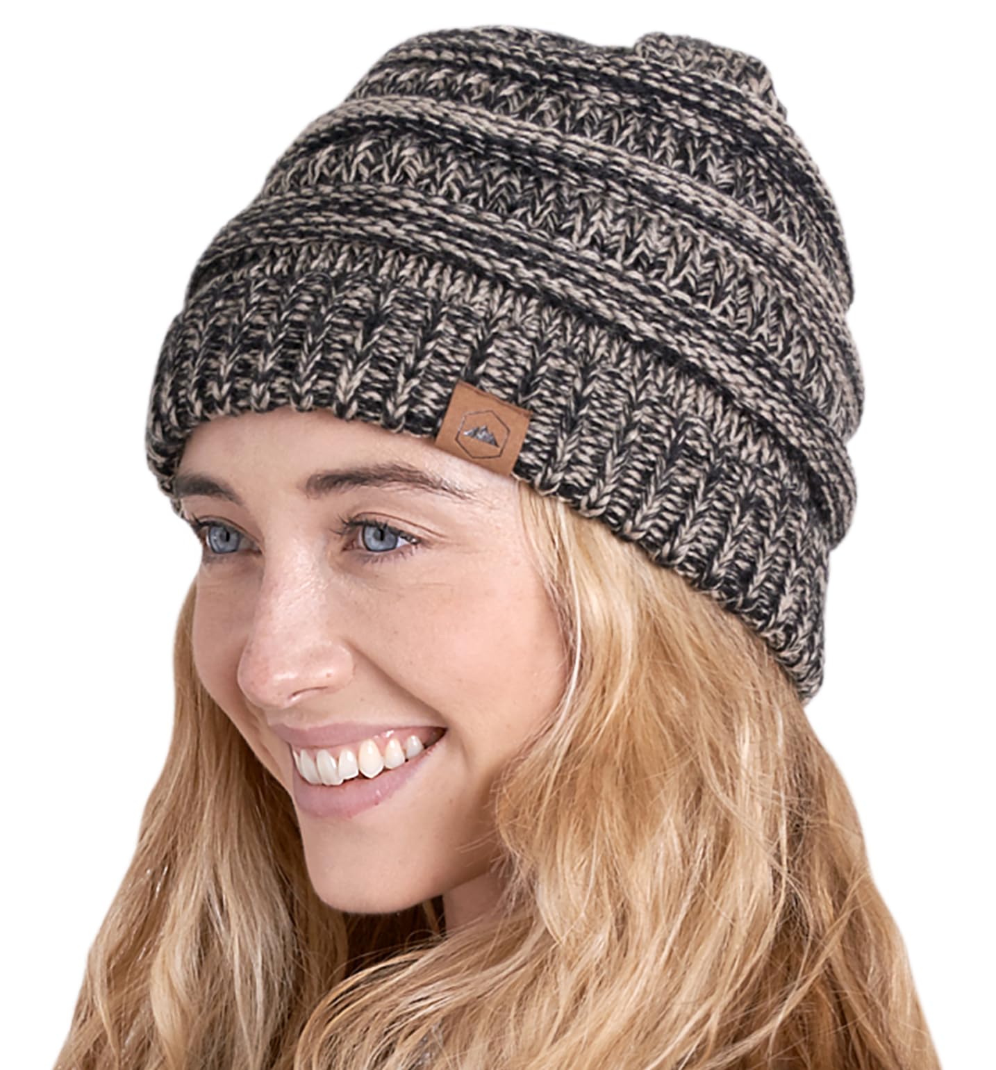 Tough Headwear Womens Winter Hat - Warm Chunky Cable Knit Beanies - Winter Beanie Hats for Women Cold Weather - Beanies Women