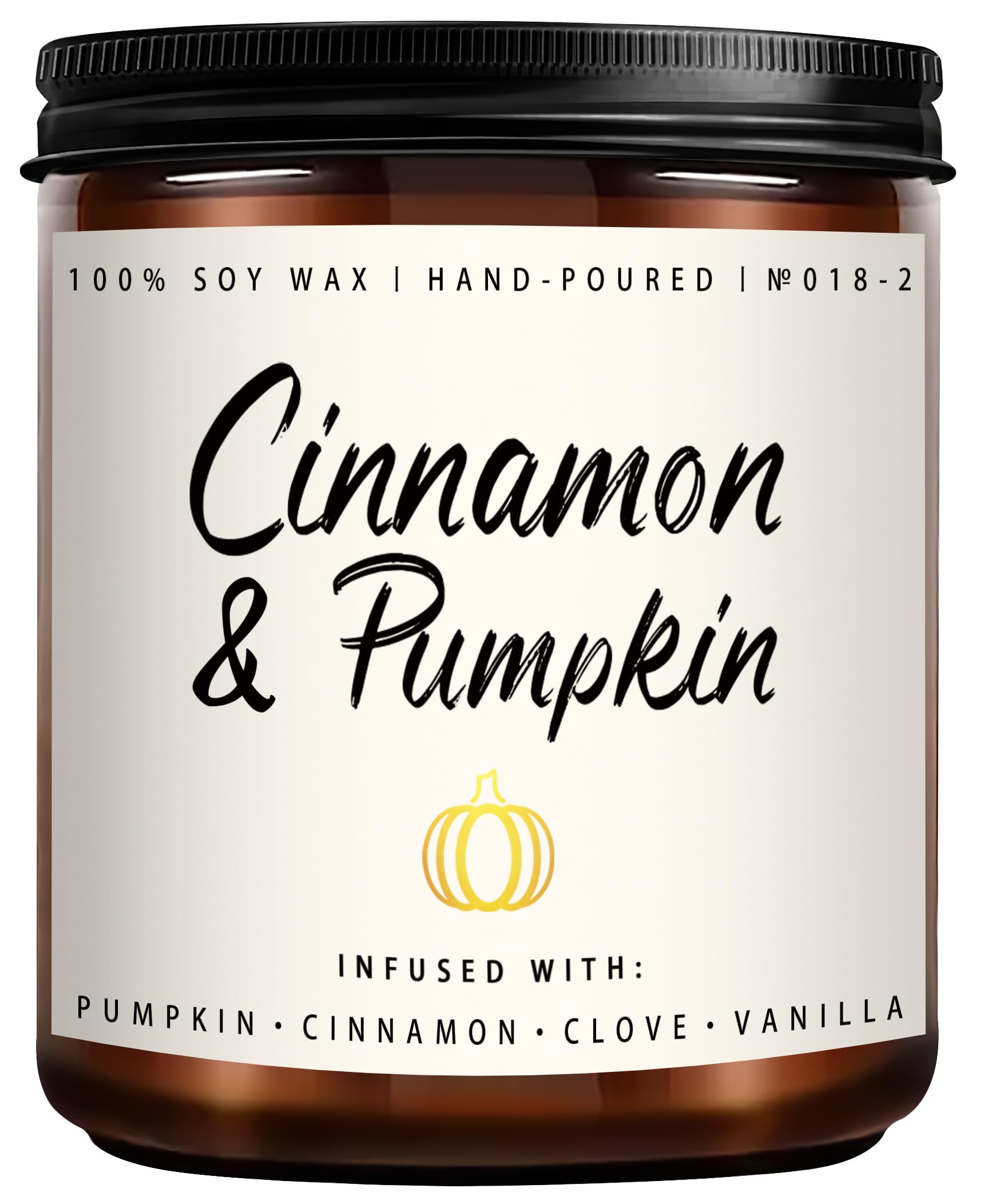 Auelife Spiced Vanilla Apple Scented Candle – 22oz Large 3-Wick Soy Candle, Cozy Fall & Autumn Candles for Home, Holiday Gift for Women & Men