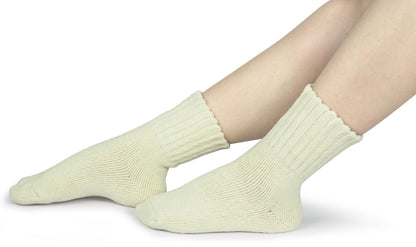 BomKinta Boot Socks for Women Winter Solid Thick Warm Socks Cozy Crew Socks Christmas Gift