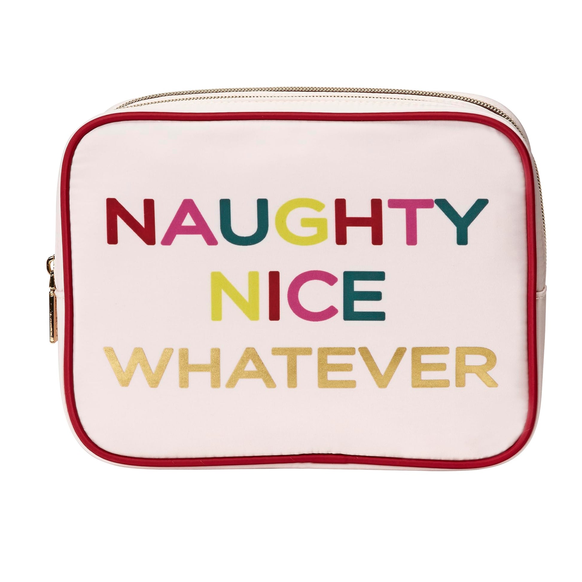 Conair Makeup Bag - Travel Toiletry Bag - Cosmetic Bag - Toiletry Bag for Women - Double Zip Organizer - Pink Palm Print