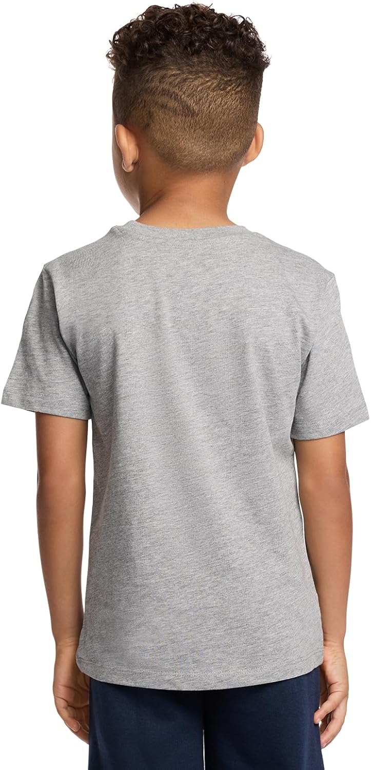 Boys' Lifestyle Short Sleeve T-Shirt, Standard Fit Graphic Tee, Cotton Blend Fabric