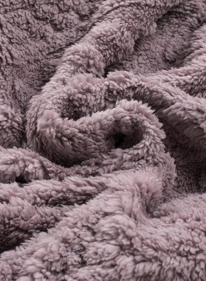 Dokotoo Winter Fleece Jacket for Women 2025 Zipper Stand Collar Casual Coats with Pockets