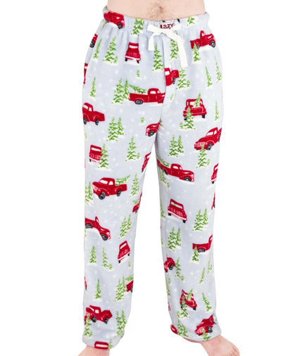 Lazy One Men's Fleece Pajama Pants, Nordic Fleece Pajama Bottoms for Men, Warm Pajama Pants