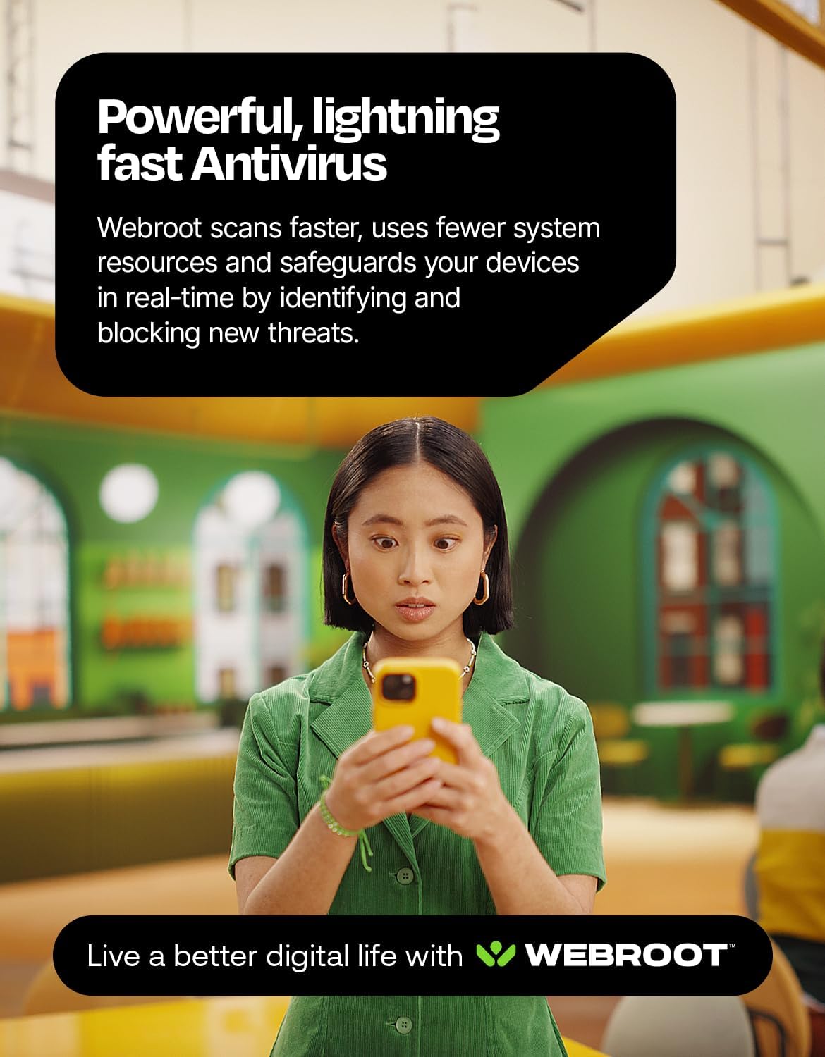 Webroot Internet Security Complete Antivirus Software 2026 10 Device 1 Year Download for PC/Mac/Chromebook/Android/IOS + Password Manager, Performance Optimizer