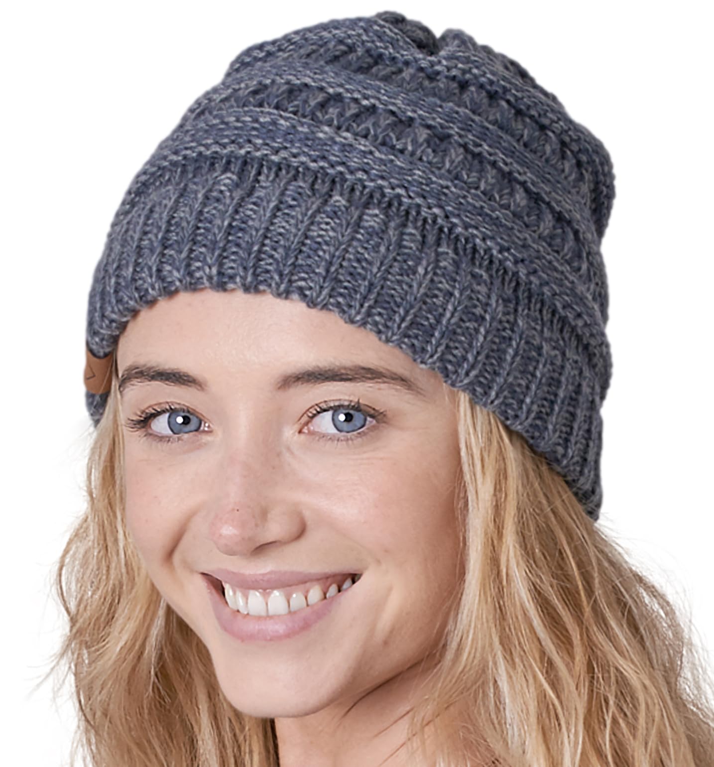 Tough Headwear Womens Winter Hat - Warm Chunky Cable Knit Beanies - Winter Beanie Hats for Women Cold Weather - Beanies Women
