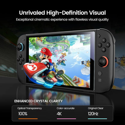 2 Pack Screen Protector for Nintendo Switch 2 7.9″ 2025 [Auto Alignment/Dust Removal] Tempered Glass [Military Grade Protection] Dock Friendly