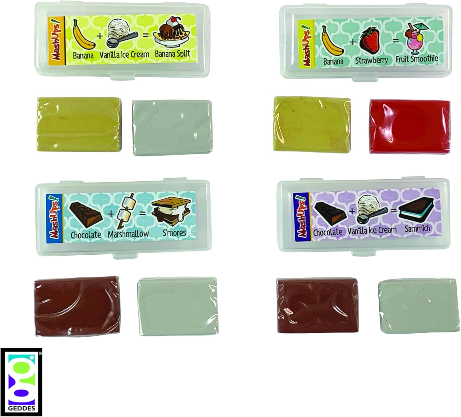 Raymond Geddes 69836 Mash Ups Scented Erasers For Kids (Pack of 24)