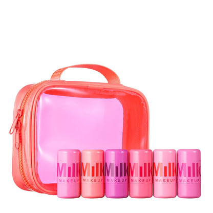Milk Makeup Cooling Water Jelly Tint – Long-Lasting Sheer Lip + Cheek Stain with Firming Vegan Collagen + Hydrating Aloe – Transfer Proof, Buildable Lip Tint + Blush