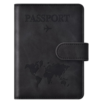 Eoehro Passport Holder for Travel Essentials, Passport Wallet Cover Case for Travel Must Haves Accessories,Passport Book Holders for Women and Men(brown)