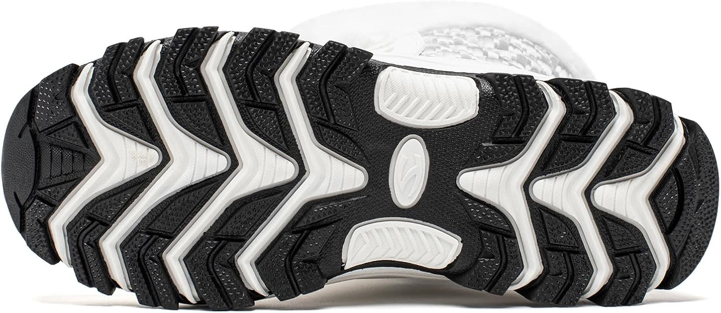 HOBIBEAR Women's Winter Snow Boots Waterproof Lightweight Warm Faux Fur Lined Mid-Calf Booties