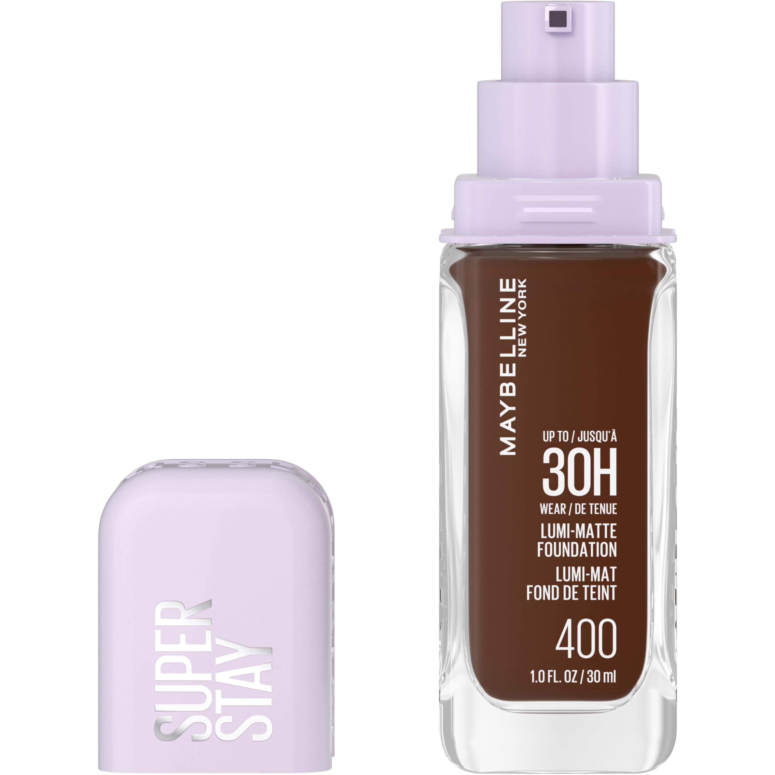 Maybelline Super Stay Lumi-Matte Foundation, Lightweight and Buildable Full Coverage Foundation Makeup For Up To 30HR Wear, 120, 1 Count