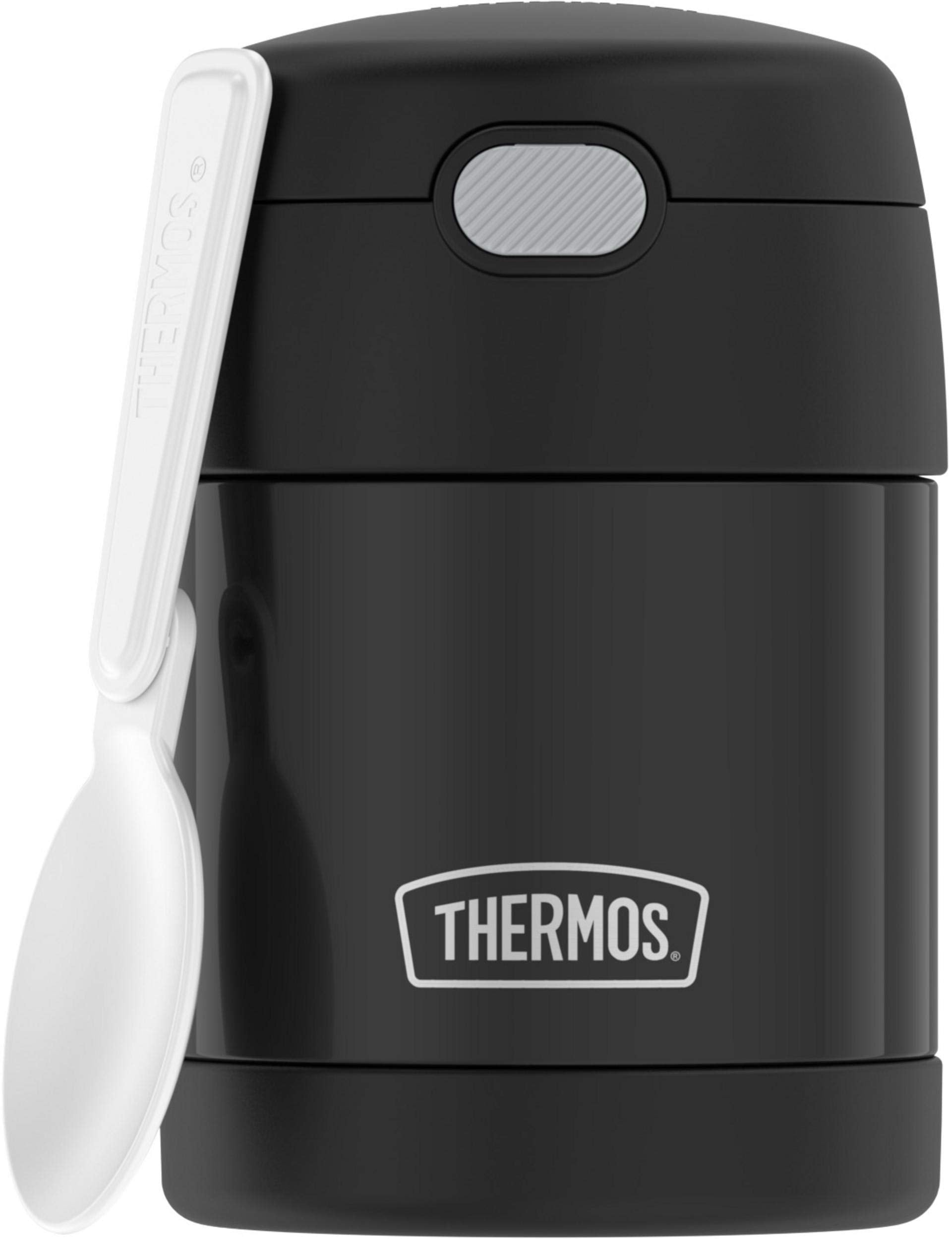 THERMOS FUNTAINER Insulated Food Jar – 10 Ounce – Kid Friendly Food Jar with Foldable Spoon, Minecraft