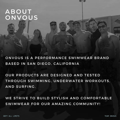 Onvous Swim Jammers for Men | Men's Athletic Swimwear Jammer | Mens Jammer for Swimming | Mens Swim Jammers Size 28-38