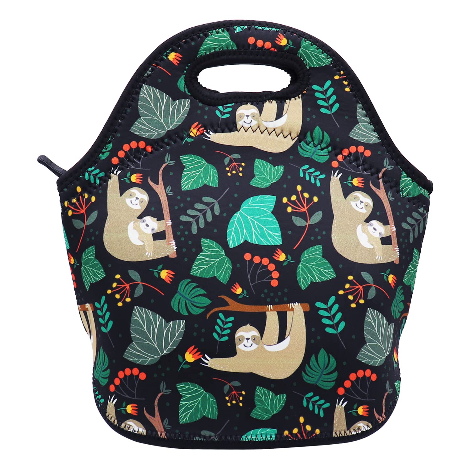 Neoprene Lunch Bag for Kids, Insulated Lunch Box Tote for Women Men Adult Teens Boys Teenage Girls Toddlers (Avocado)