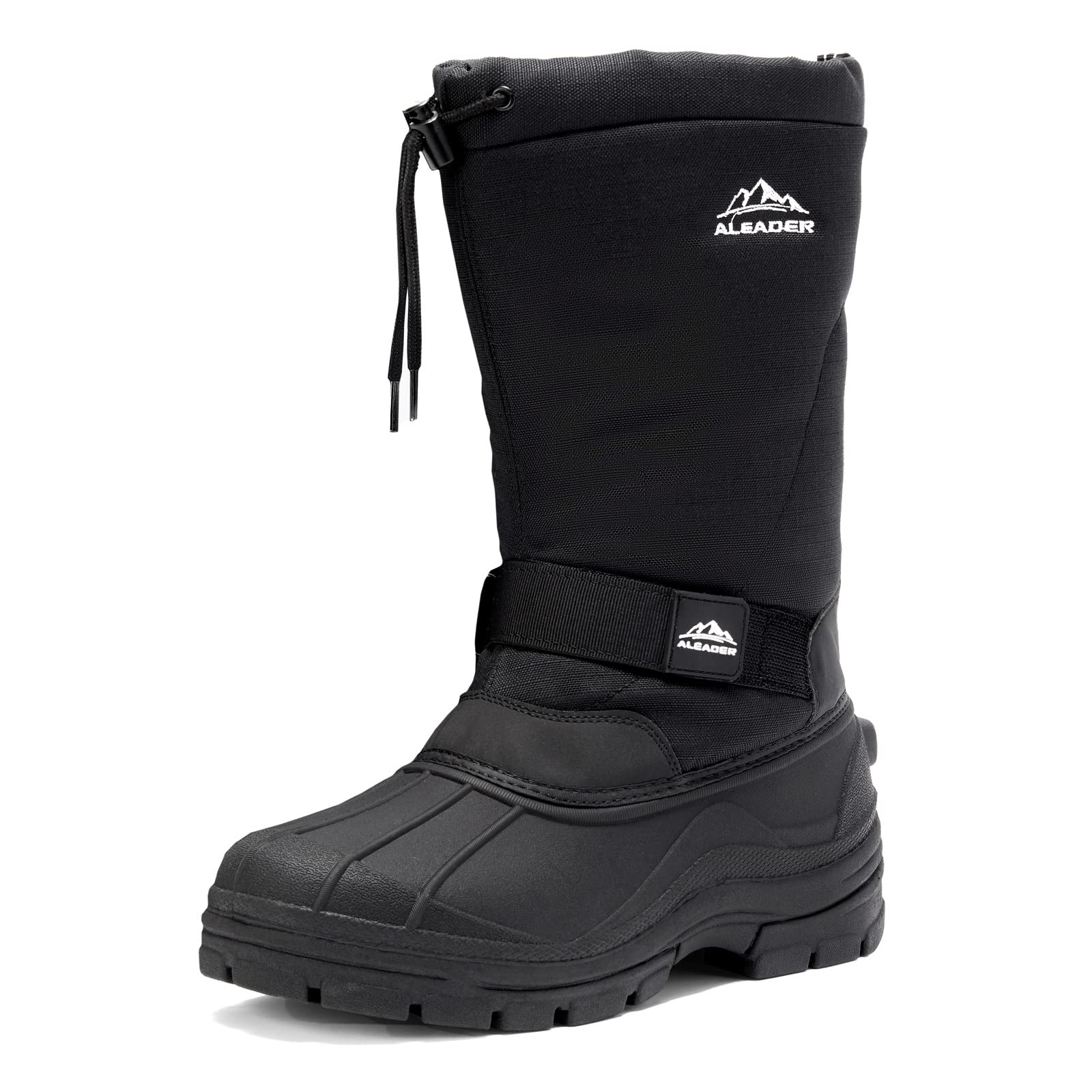 ALEADER Men's Winter Waterproof Insulated Shell Warm Inner Comfortable Outdoor Snow Boots