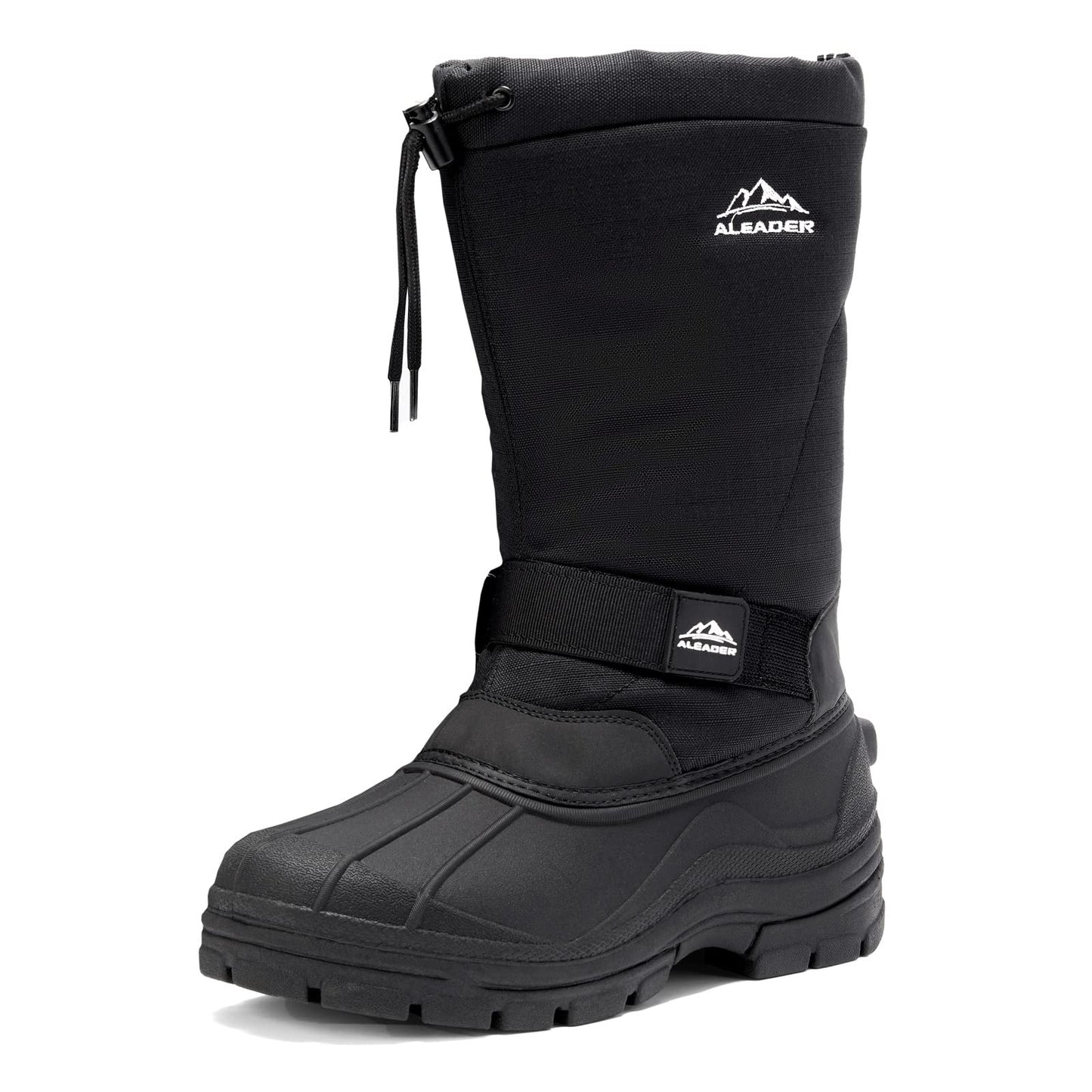 ALEADER Men's Winter Waterproof Insulated Shell Warm Inner Comfortable Outdoor Snow Boots