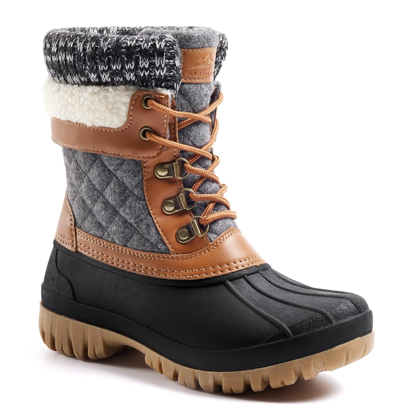 ALEADER Womens Winter Snow Boots | Waterproof Shell | Duck Boots