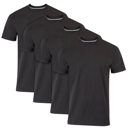 Hanes Men's Fresh Iq Slim Fit Crew Undershirt, 4-pack