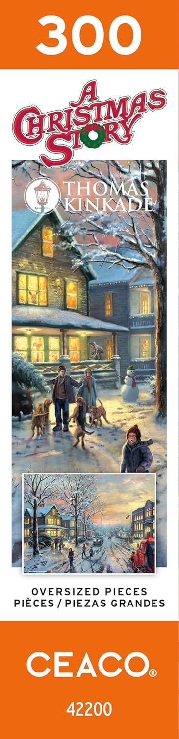 Ceaco - Thomas Kinkade - Holiday Movies - A Christmas Story - 300 Piece Jigsaw Puzzle