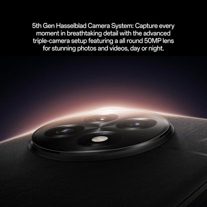 OnePlus 13,12GB RAM + 256GB Storage, Dual-SIM, Unlocked Android Smartphone, Snapdragon 8 Elite, 80W SUPERVOOC Fast Charging and 50W AIRVOOC Charging, Advanced Hasselblad Camera, 2025, Black Eclipse