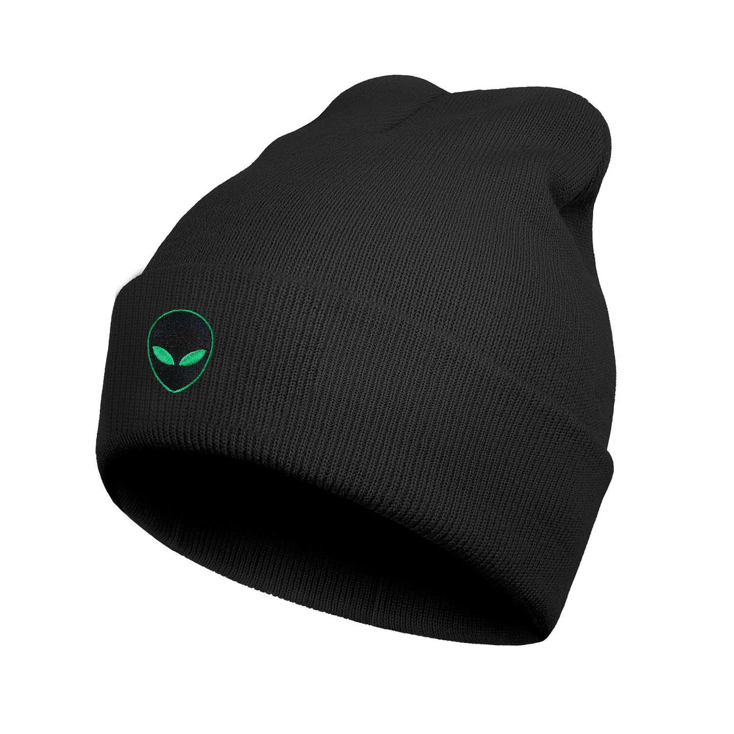 Cool Graphic Beanie for Men and Women - Black