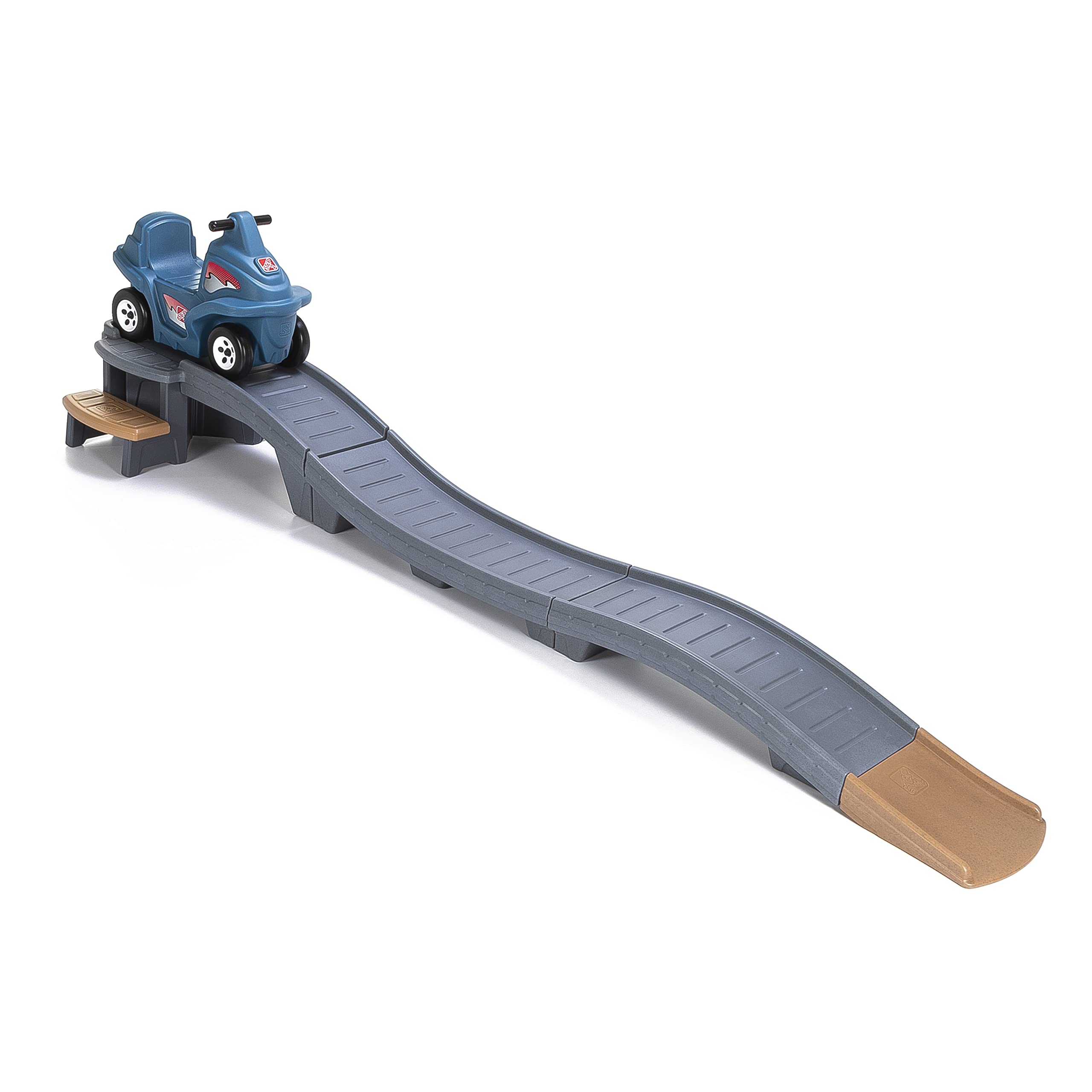 Step2 Up & Down Roller Coaster Toy for Kids, Ride On Push Car, Indoor/Outdoor Playset, Toddlers Ages 2 - 5 years old, Compact Storage, Max Weight 50 lb., Multicolor
