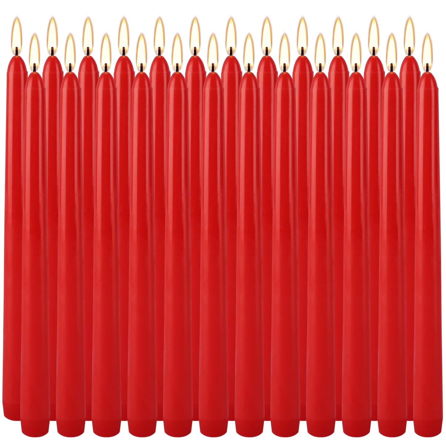 12PCS 10-Inch Black Bleeding Taper Candles,Vampire Tears Taper Candles- Unscented Ideal for Halloween, Christmas, Rituals, and Themed Party Decor