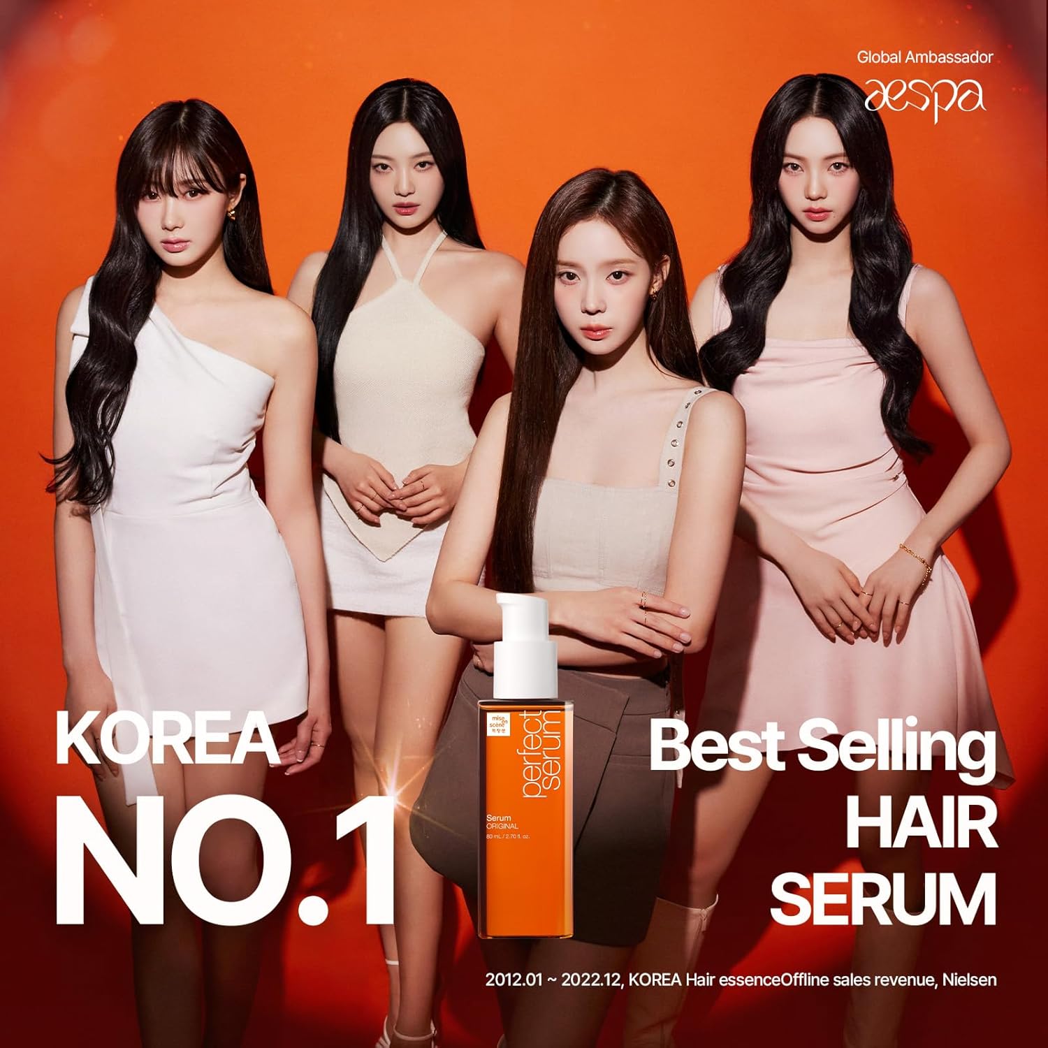 Mise En Scene PerfectSerum Original - HairOil for Frizzy & Dry, Hydration and Nutrition Hairy Essence for Damage Care, Korean HairCare Product, Hair Serum 2.71 Fl. Oz.