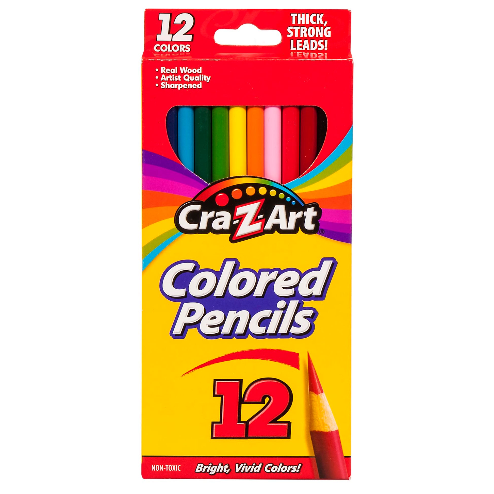 Cra-Z-Art Colored Pencils, 72 Count, Back to School Supplies, Arts & Crafts, Gift for Kids