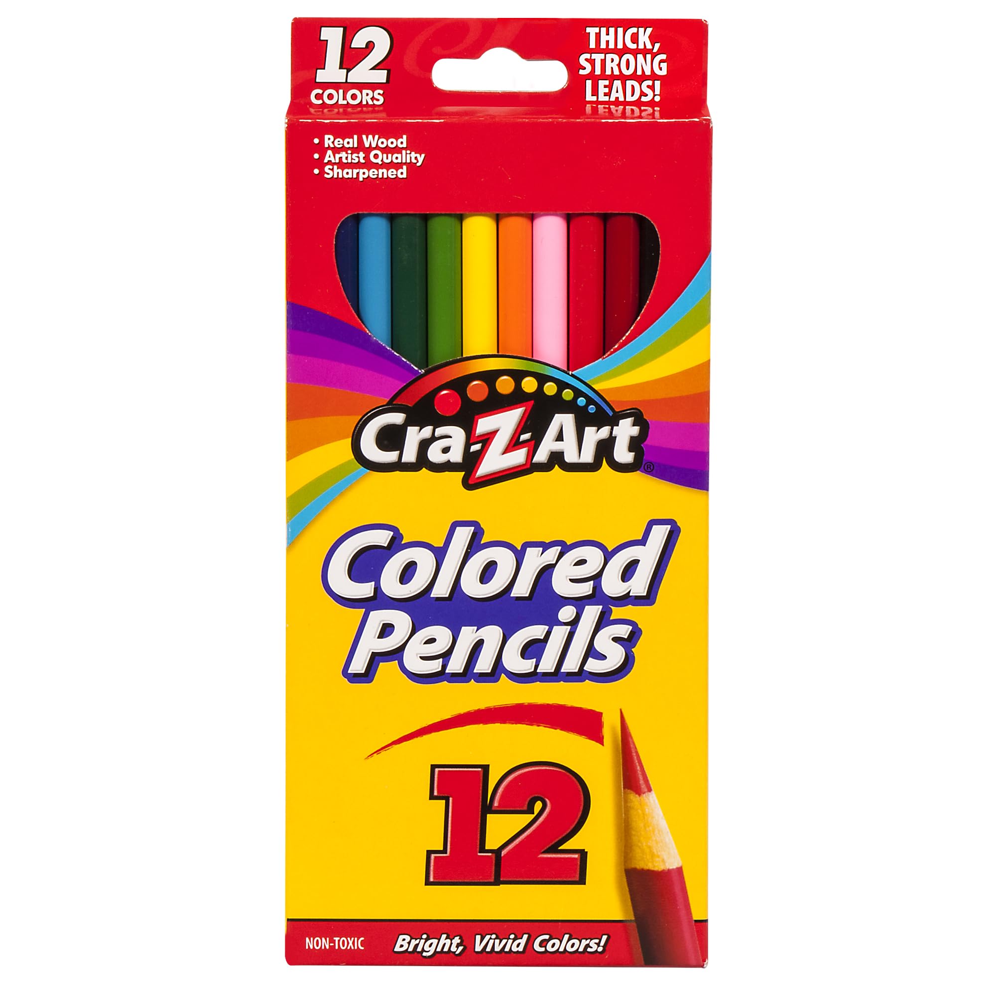 Cra-Z-Art Colored Pencils, 72 Count, Back to School Supplies, Arts & Crafts, Gift for Kids