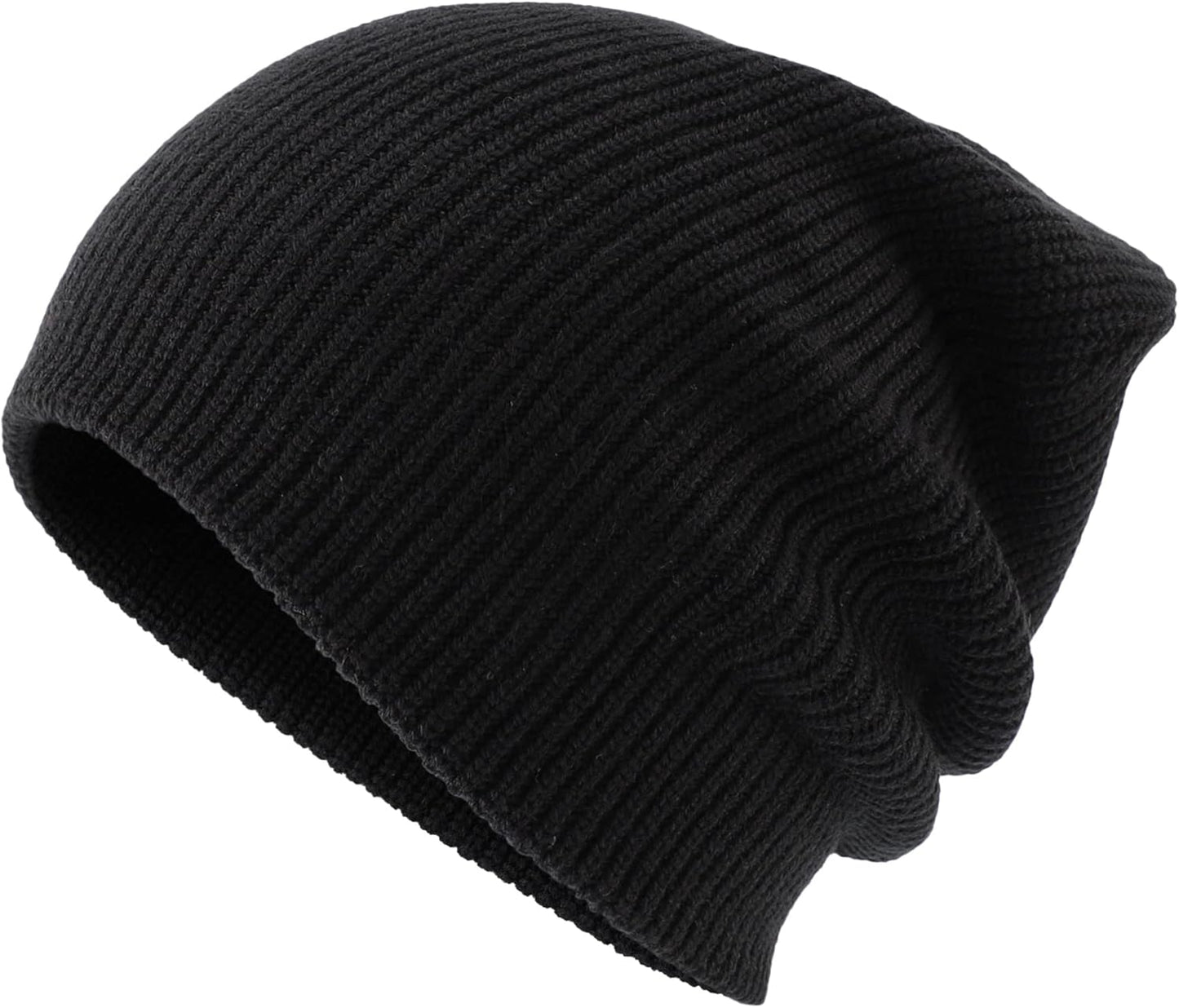 Connectyle Classic Double Layer Knit Beanie Hat Warm Thick Acrylic Winter Hats Daily Cuffed Beanies Watch Hat for Men Women