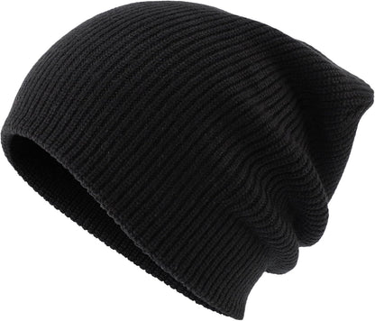 Connectyle Classic Double Layer Knit Beanie Hat Warm Thick Acrylic Winter Hats Daily Cuffed Beanies Watch Hat for Men Women