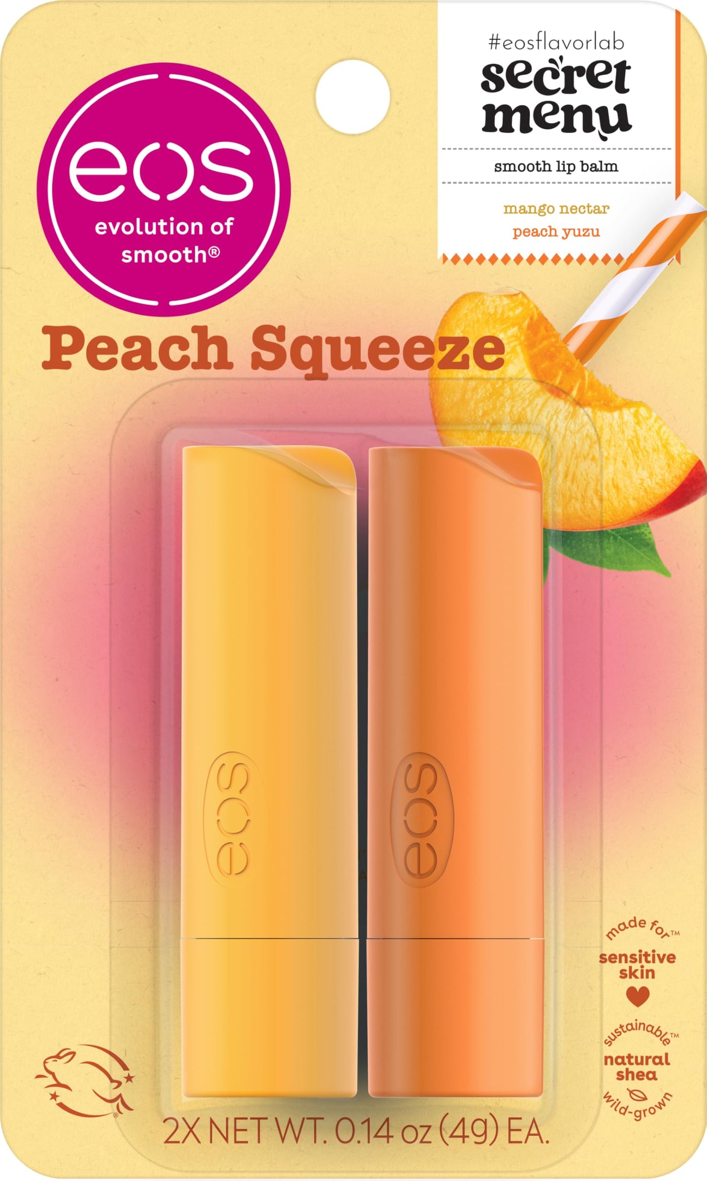 eos 24H Moisture Super Balm - Marshmallow Fluff, Lip mask, Moisturizing, Lip Treatment, Limited-Edition, 0.35 fl oz