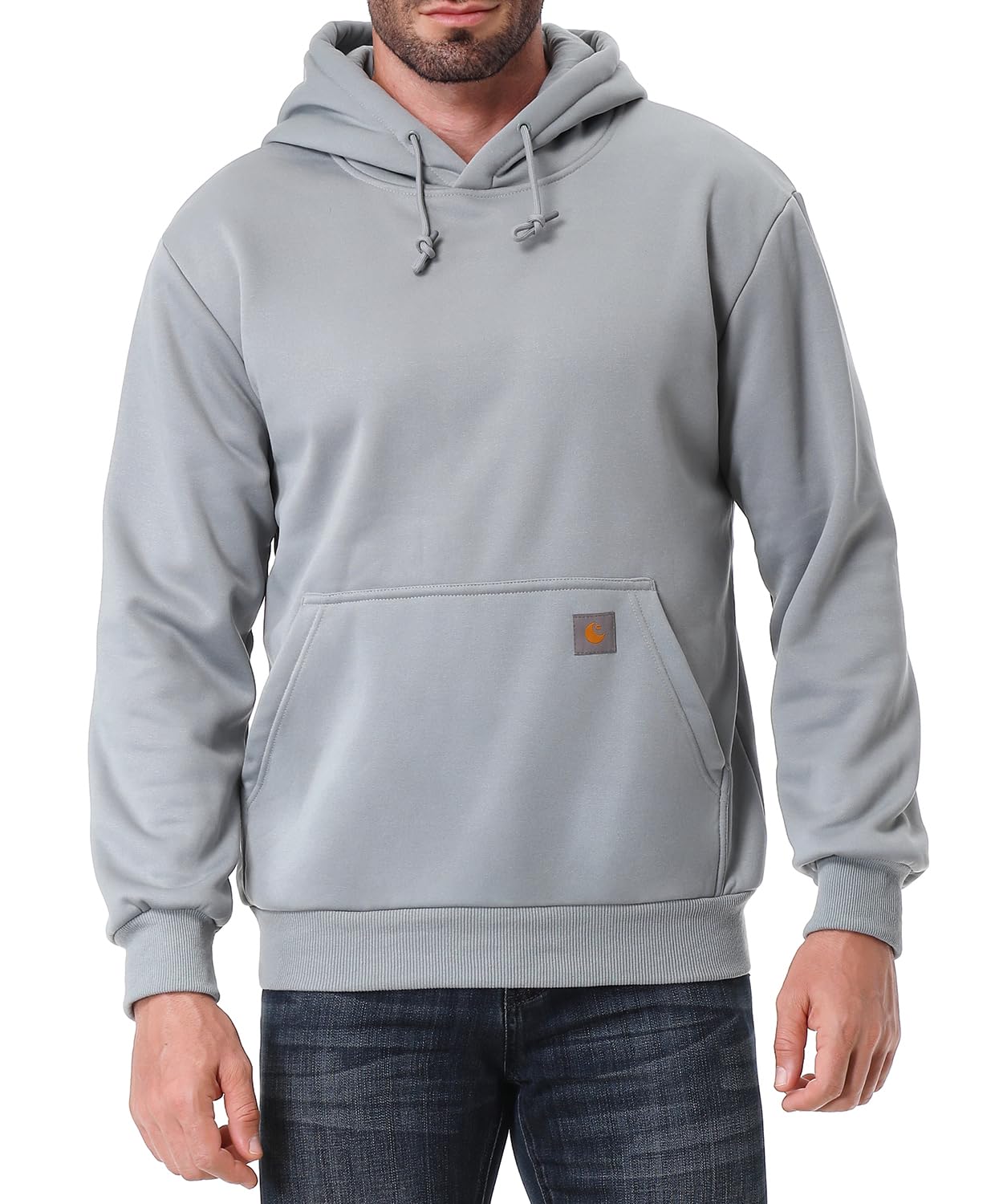Men's Relaxed Fit Fleece-Lined Pullover Hooded Sweatshirt Comfortable and Soft