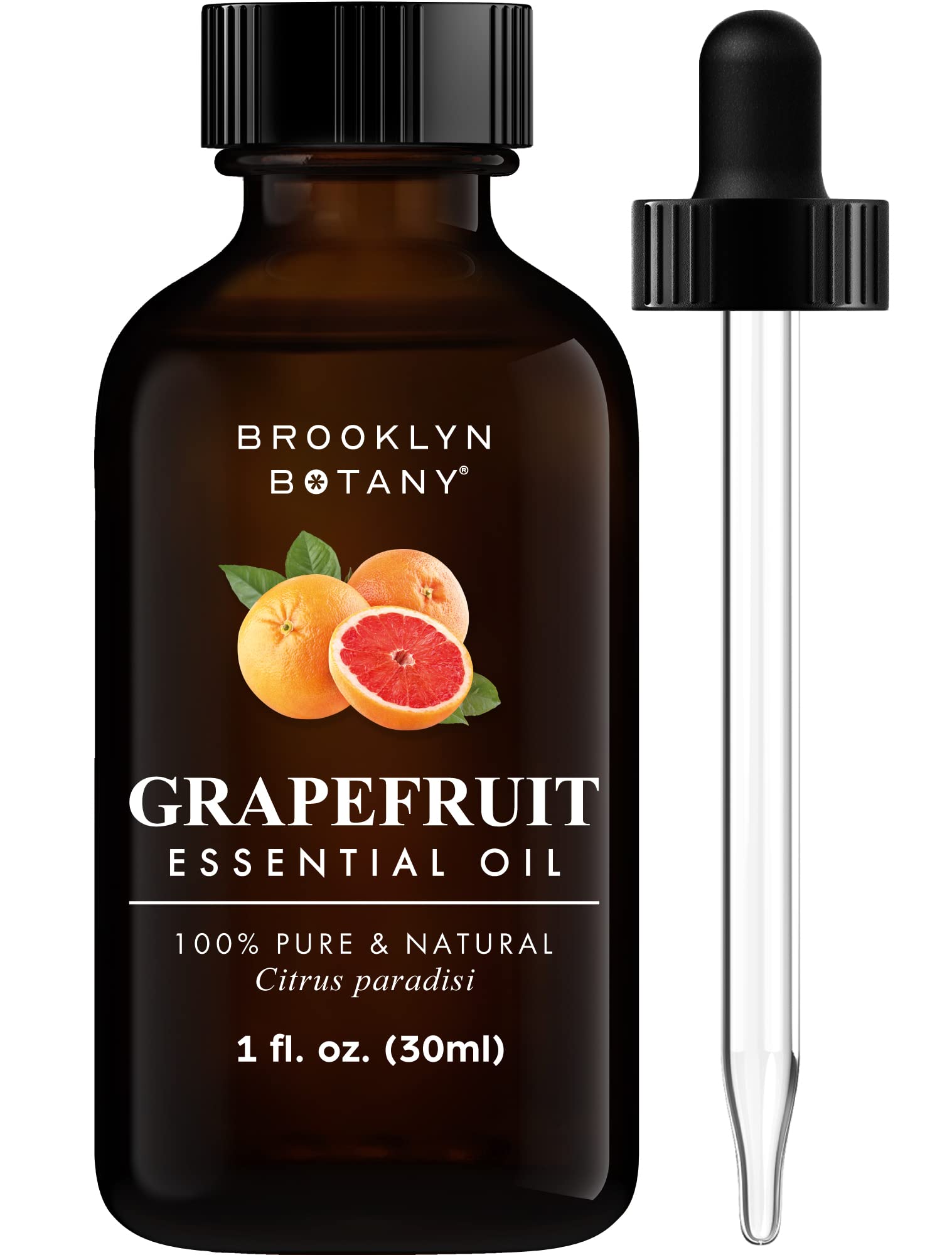 Brooklyn Botany Peppermint Essential Oil - Huge 4 Fl Oz - 100% Pure and Natural - Premium Grade with Dropper - for Aromatherapy and Diffuser