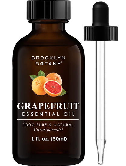 Brooklyn Botany Peppermint Essential Oil - Huge 4 Fl Oz - 100% Pure and Natural - Premium Grade with Dropper - for Aromatherapy and Diffuser