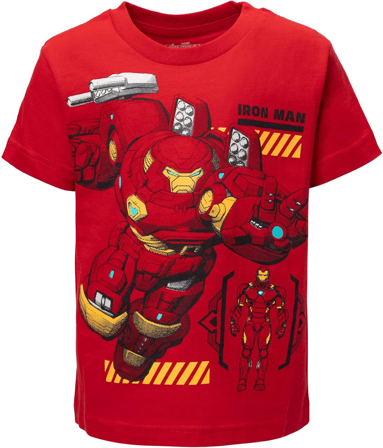 Marvel Avengers Spider-Man Mech Strike 4 Pack Cosplay Athletic T-Shirts Toddler to Big Kid Sizes (2T - 18-20)