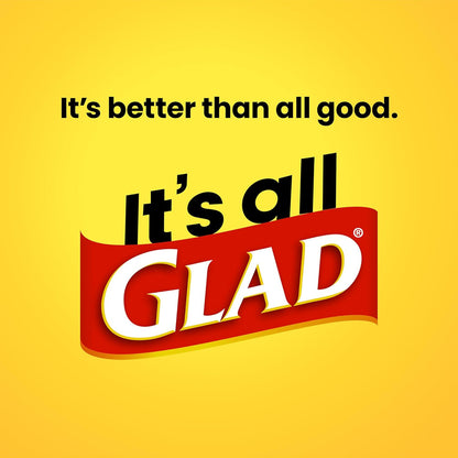 Glad ForceFlex Drawstring Trash Bags, 13 Gallon, Fresh Clean, 80 Count (Package May Vary)