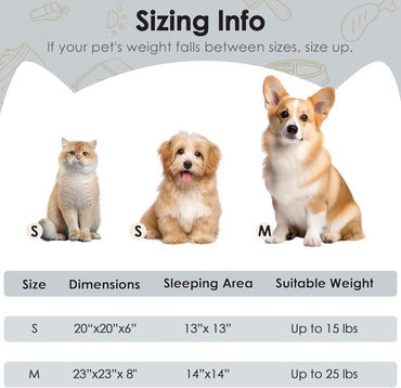 Hoewina Round Fluffy Pet Bed - Donut Bed for Puppies and Kittens, 20in for Indoor Dogs and Cats (Light Grey)ort Render