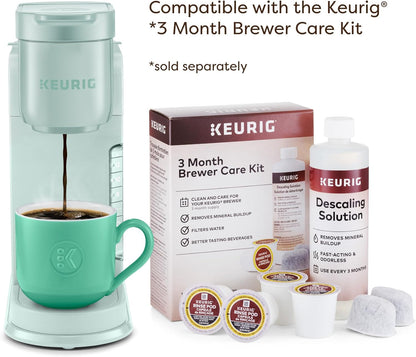 Keurig K-Express Single Serve K-Cup Pod Coffee Maker, 3 Brew Sizes, Strong Button Feature, 42oz Removable Reservoir, Mint