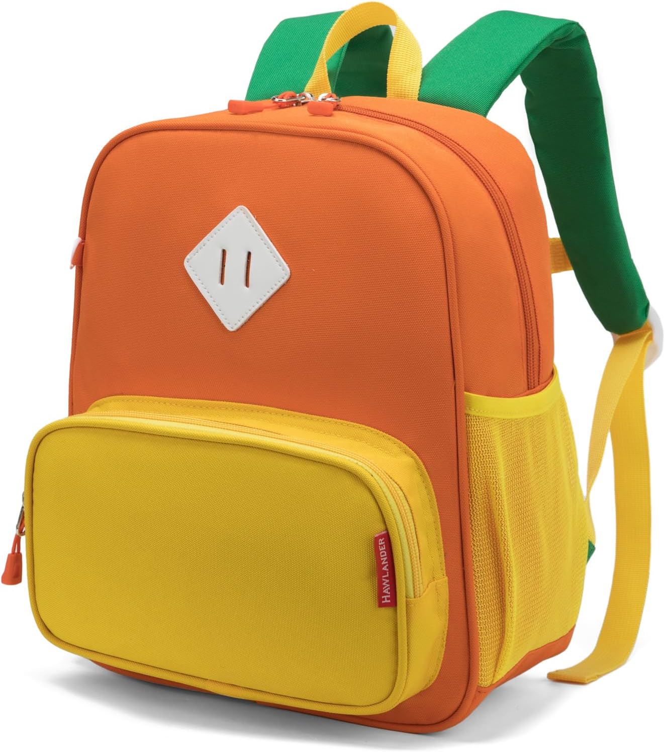 HawLander Preschool Kids Backpack, 12 inch Toddler Backpacks for Boys with Chest Strap