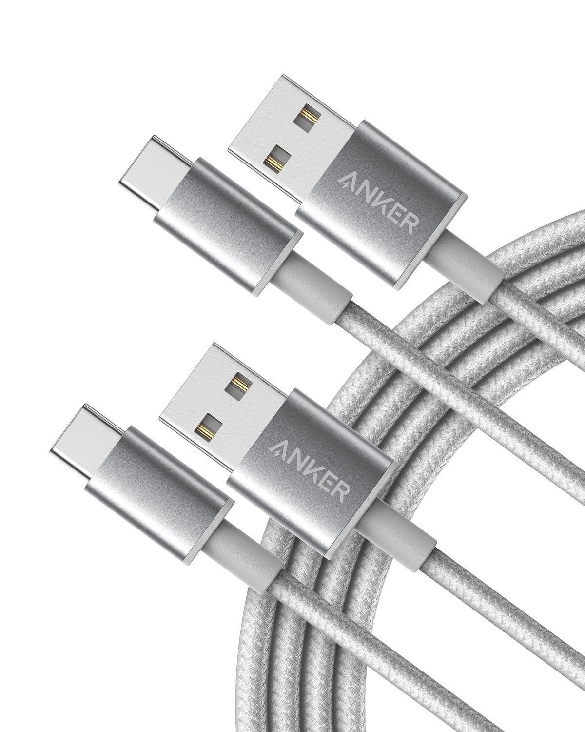Anker Cable [2 Pack, 6FT], USB A to USB C Cable for Samsung Galaxy S10 S10+, LG V30, Beats Fit Pro and More (Black)