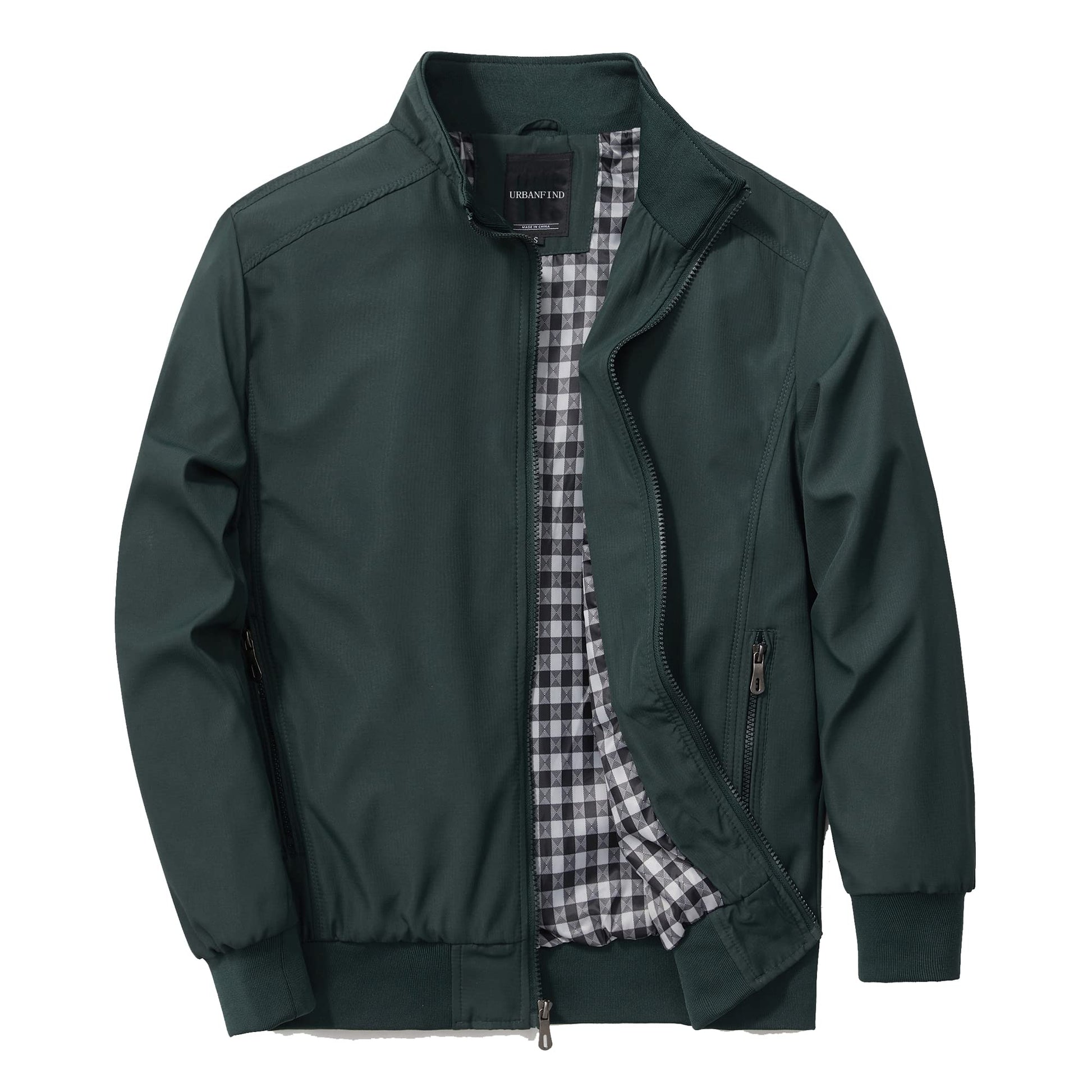 URBANFIND Men's Sports Shell Jacket Lightweight Windbreaker Outdoor Recreation Coat