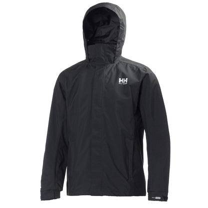 Helly Hansen Men's Dubliner Jacket Waterproof, Windproof, Breathable Shell Rain Coat with Packable Hood