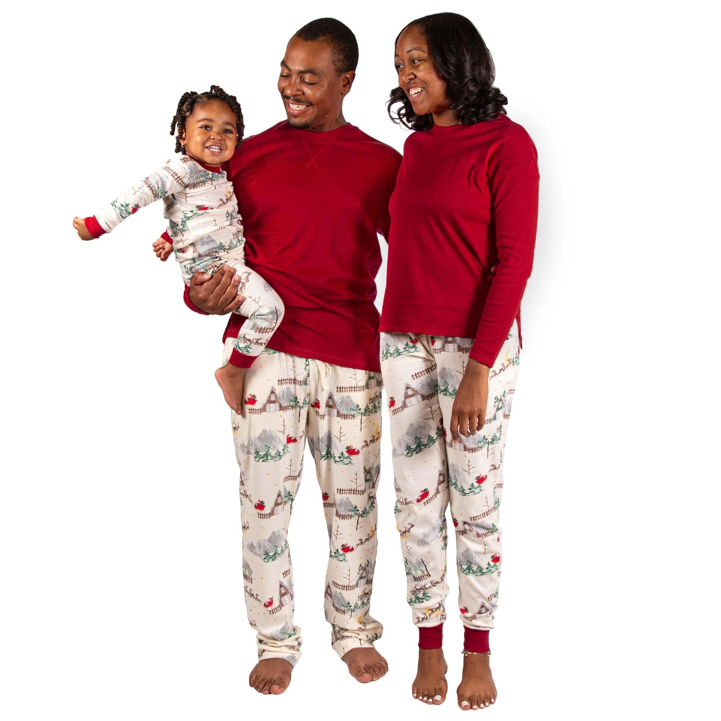 Burt's Bees Baby and Family Matching Holiday Organic Cotton Pajamas