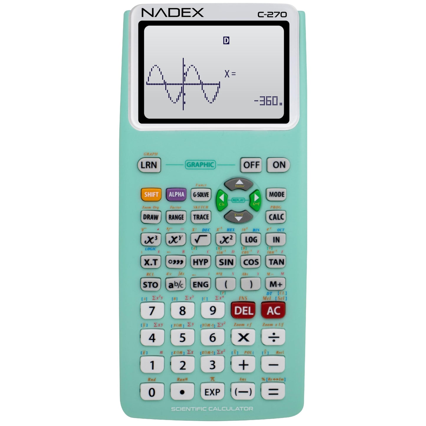 Scientific Calculator with Graph Functions for College and High School Students, Engineering, Advanced Mathematics, Calculus, Algebra, Geometery, Trigonometry, Statistics, Physics, Chemistry - Pink