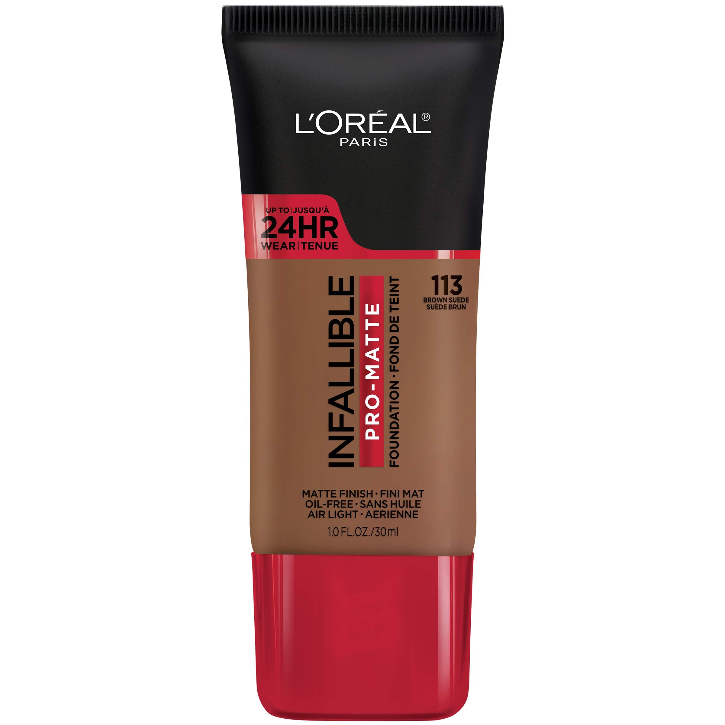 L'Oreal Paris Makeup Infallible Pro-Matte Liquid Longwear Foundation, 105 Natural Beige, 1 fl; oz.