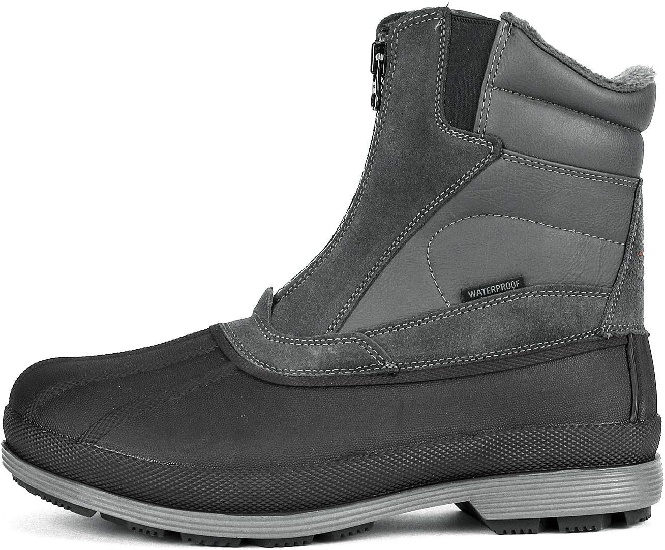 NORTIV 8 Men's Insulated Waterproof Winter Snow Boots Warm Outdoor Boots for Cold Weather